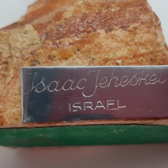 Isaac Jeheskel Dancing Rabbi Sterling Silver Statue - Picture 10 of 11